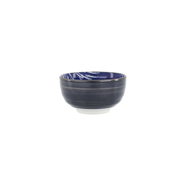Tayo Bowl Hokusai Fuji White/Blue, Porcelain, Ø 12.6 × 7 cm, 350 ml, Item No. 34159