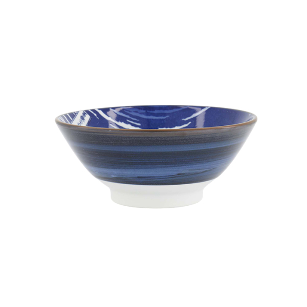 TDS, Ramen schale, Hokusai Fuji , Blau/Weiß, Ø 17x8cm- Art Nr. 34160