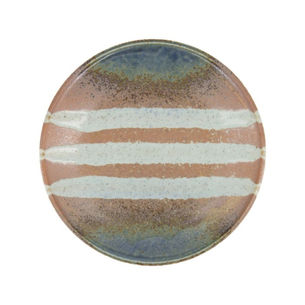 Teller Suisho Aka-cha Braun, Porzellan, Ø 26 × 3,4 cm, Art.-Nr. 34250