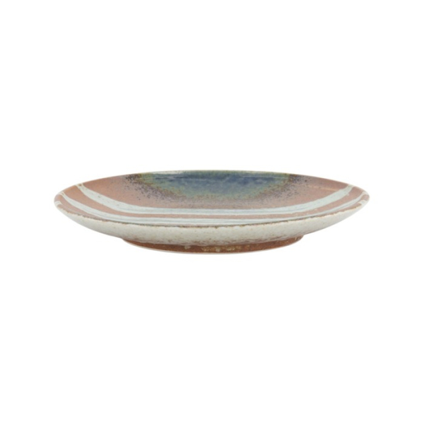 Teller Suisho Aka-cha Braun, Porzellan, Ø 26 × 3,4 cm, Art.-Nr. 34250