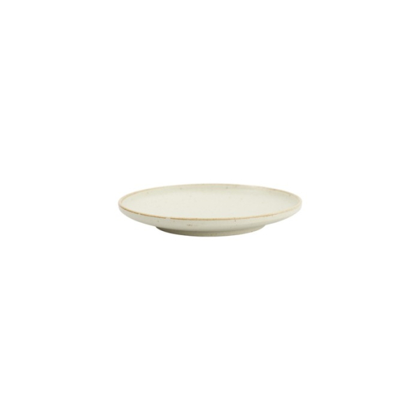 Plate Umizuna Beige, Porcelain, Ø 15.3 × 2 cm, Item No. 34286