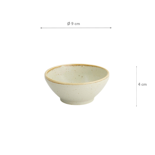 TDS, Schale, Umizuna Beige, Ø 9x4cm - Art Nr. 34292