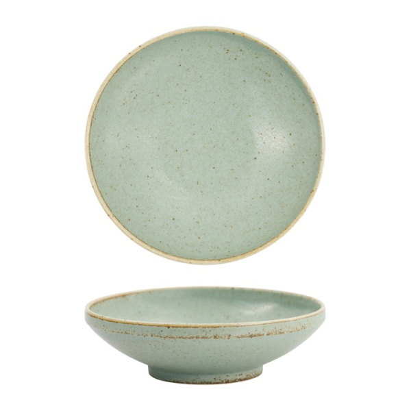 Tokyo Design Studio Plate Minto Green, Porcelain, Ø 21.5 × 4 cm