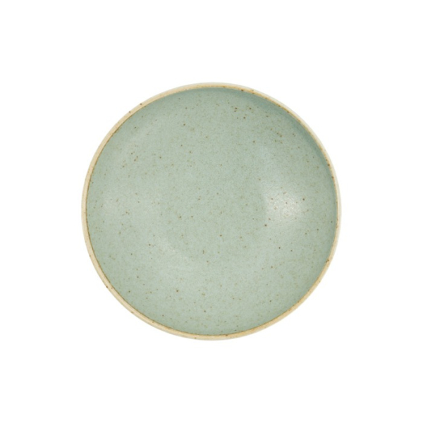 Plate Minto Green, Porcelain, Ø 21.5 × 4 cm, Item No. 34294