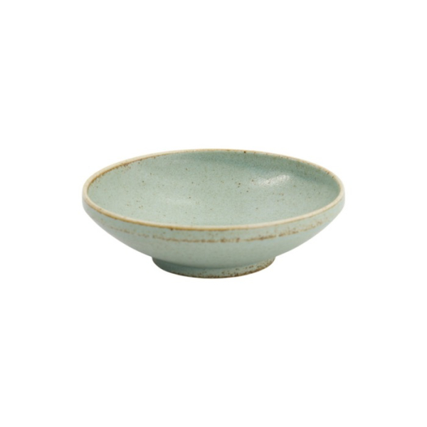 Plate Minto Green, Porcelain, Ø 21.5 × 4 cm, Item No. 34294