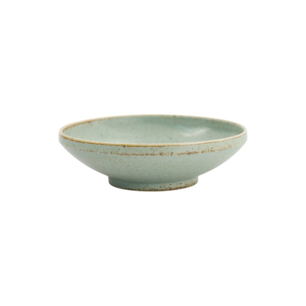 Plate Minto Green, Porcelain, Ø 21.5 × 4 cm, Item No. 34294