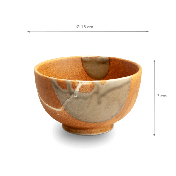 Edo Japan, Matcha bowl, Kisoji, Ø13 cm | H7 cm, Item No. 6040811