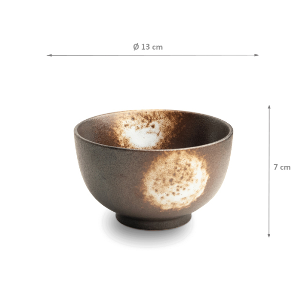 Edo Japan, Matcha bowl, Kurobizen, Ø13 cm | H7 cm, Item No. 6040812