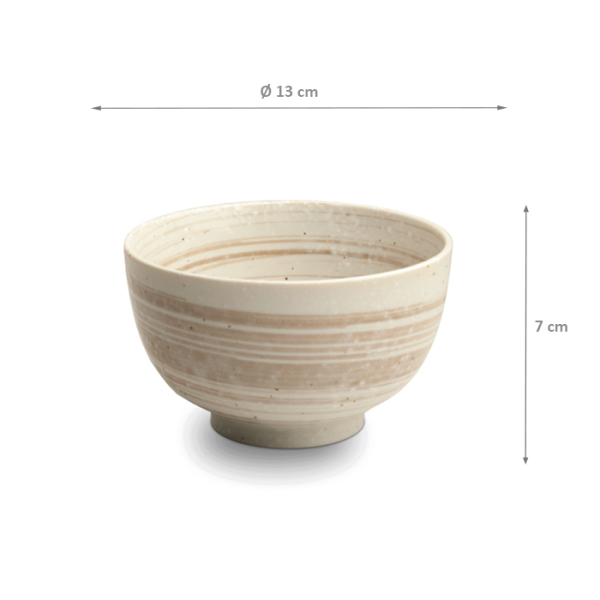 Edo Japan, Matcha bowl, Hakemekobiki, Ø13 cm | H7 cm, Item No. 6040813