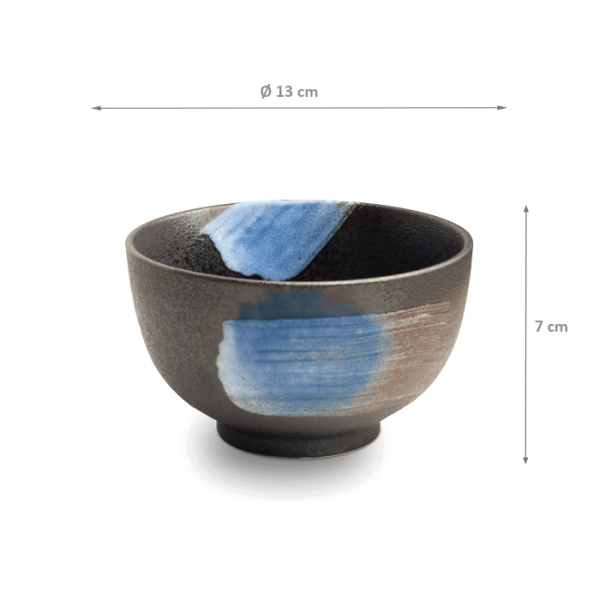 Edo Japan, Matcha bowl, Kurosuishou, Ø13 cm | H7 cm, Item No. 6040815