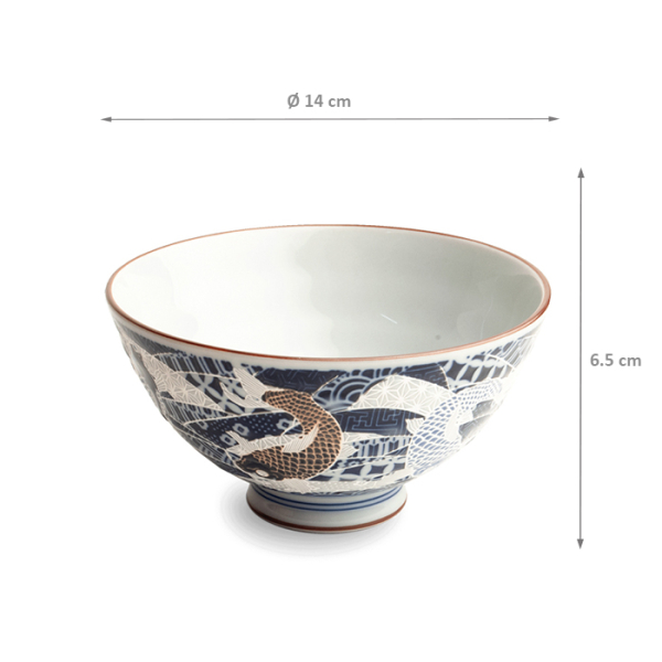 EDO Japan, Schale, Fish, Ø 14 x 6,5 cm, Art.-Nr. 6041271