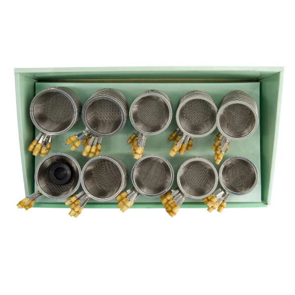 TDS,Japanese Tea & Tea Cannisters Strainer, 100pcs, Set w/handle, Item No. 4867