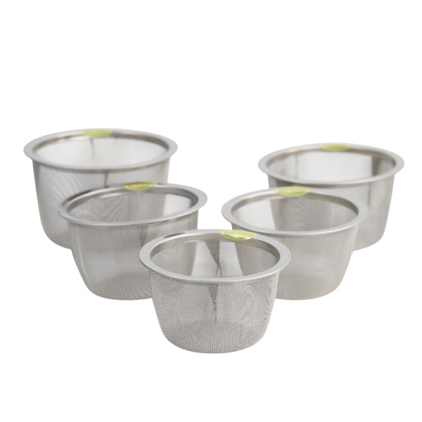 TDS, Japanese Tea & Tea Cannisters Strainer, 100pcs, Set w/handle 5490, Item No. 4868