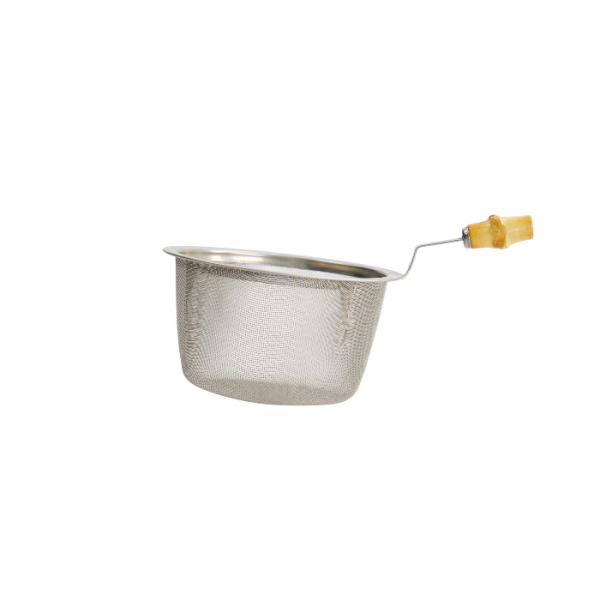 TDS, Japanisches Tea & Tea Kanister Sieb, 8 cm, mit Holzgriff, 0.8 Ltr., Art.-Nr. 4886