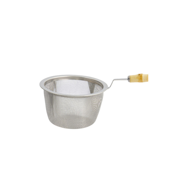 TDS, Japanisches Tea & Tea Kanister Sieb, 7.5cm, mit Holzgriff, 0.5 ltr., Art.-Nr. 4887