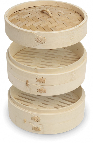 Steam basket 2-layer Bamboo Ø 20 cm EDO Japan at g-HoReCa (picture 2 of 2)