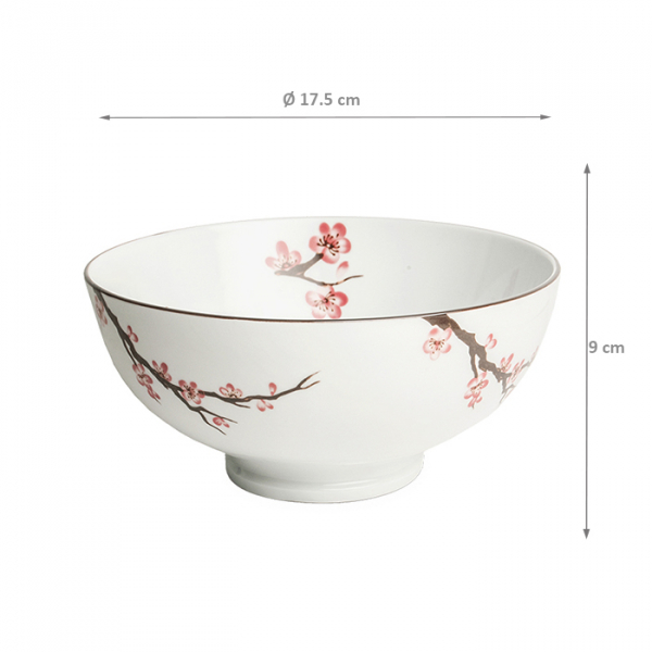 Edo Japan, Bowl, Oriental Sakura, Ø 17.5 x 9 cm, Item No. 6030702