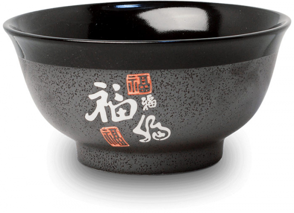 Schale Grau mit ‚Fu‘ Zeichen Edo Japan bei g-HoReCa 