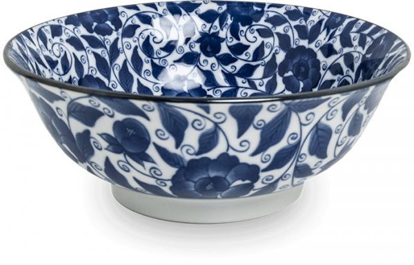 Bowls Blue pattern Ø 21 cm | H8 cm EDO Japan at g-HoReCa (picture 3 of 4)