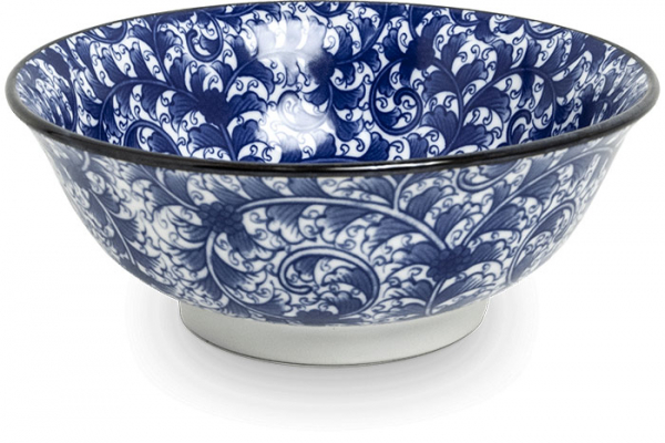 Bowls Blue pattern Ø 21 cm | H8 cm EDO Japan at g-HoReCa (picture 4 of 4)