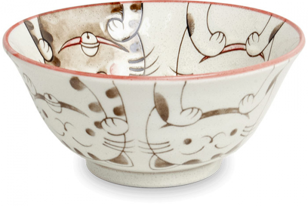Bowls Three cats Ø 15 cm | H7 cm EDO Japan at g-HoReCa (picture 2 of 5)