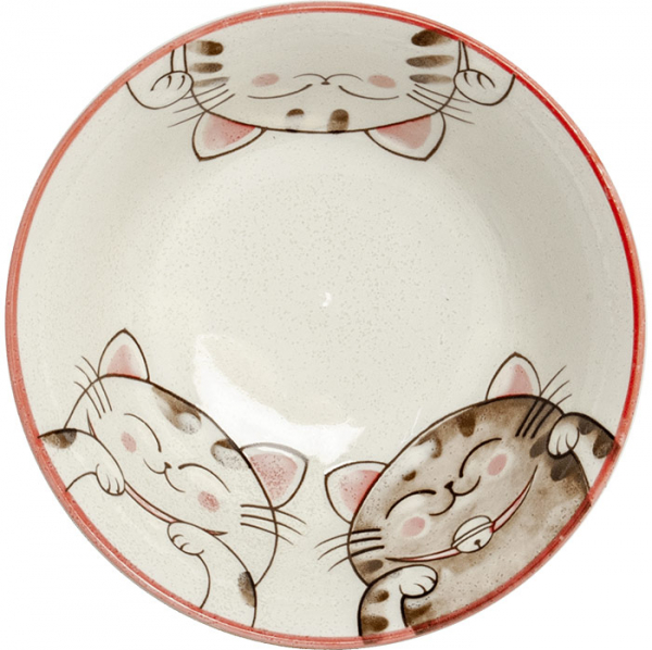Bowls Three cats Ø 15 cm | H7 cm EDO Japan at g-HoReCa (picture 3 of 5)
