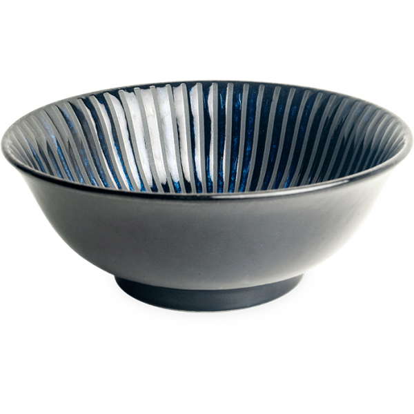 Soba bowl Blue Ø 14 cm | H8 cm Edo Japan at g-HoReCa