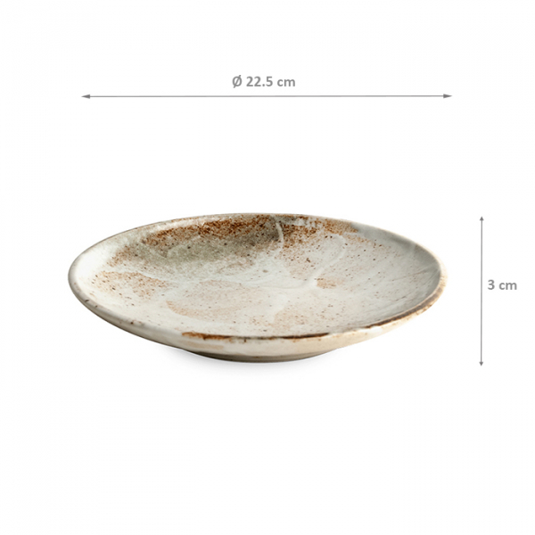 Plate Maple leaf Ø25,5 cm | H3,5 cm Edo Japan at g-HoReCa (picture 2 of 2)