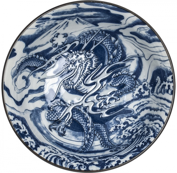 Bowl Blue Dragon Ø 20,5 cm | H8 cm Edo Japan at g-HoReCa (picture 2 of 2)