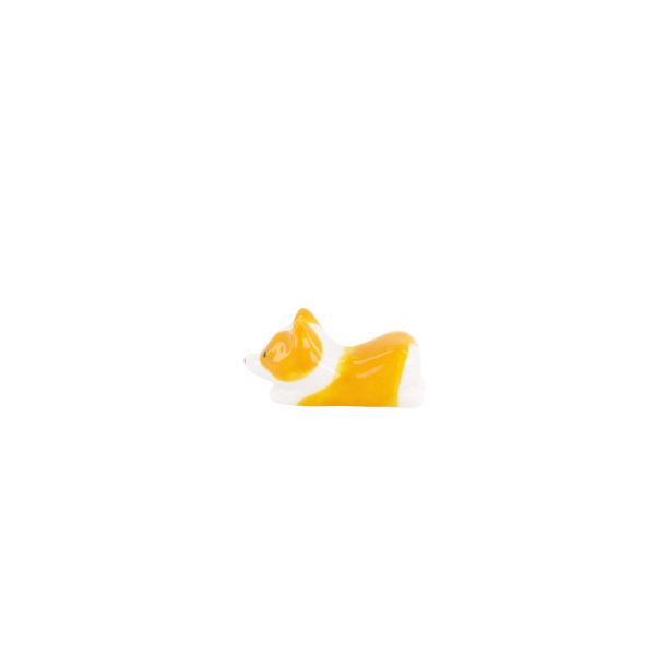 TDS, Chopstick Rest, Dog Brown/White, Item No. 617232
