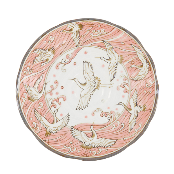 TDS, Plate, Crane Pink, Ø 22x4cm, Item No. 617355