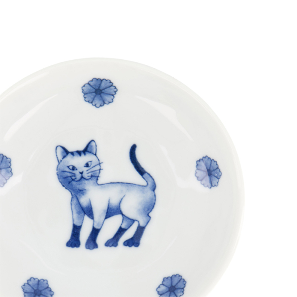 TDS, Sauce Bowl, Kawaii Hananeko Cat, Ø 9.8 x 2.5 cm - Item No. 618000