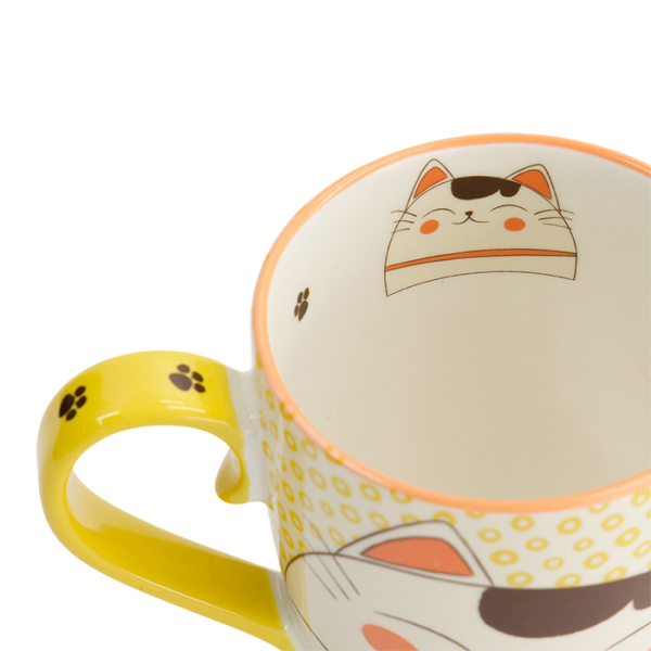 TDS, Mug in a Giftbox, Kawaii Cat Brown, Ø 8.7x10.2 cm 340 ml , Item No. 618123