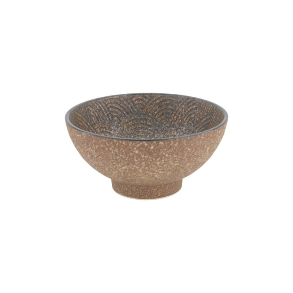 Ramenschale Minoyaki Bronze Braun, Porzellan, 1 l, Art.-Nr. 618574