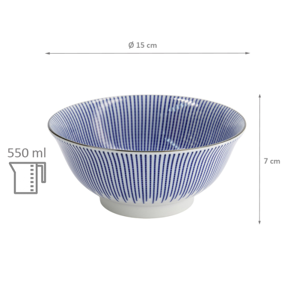 TDS, Rice Bowl, Kotobuki, Mixed Bowl, Ø 14.8 x 6.8 cm - Item no: 7011