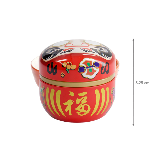 TDS, Tea Container S.S., 8.25cm, 100g, Daruma Rot , Artikel Nr.: 7789