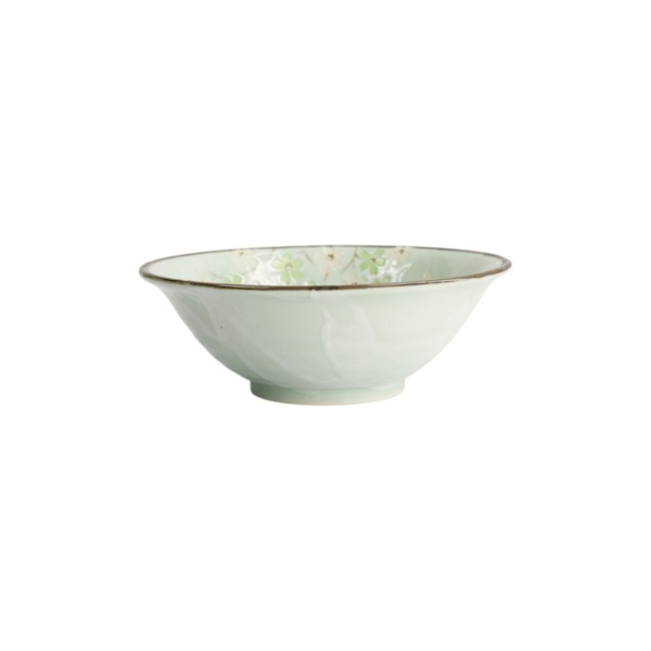 Noodle Bowl Green Cosmos Green, Stoneware, Ø 20 × 7 cm, 750 ml, Item No. 7810