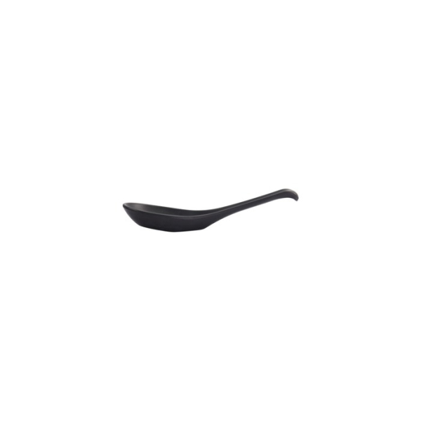 Soup Spoon Black, Melamine, 14.6 cm, Item No. 8015