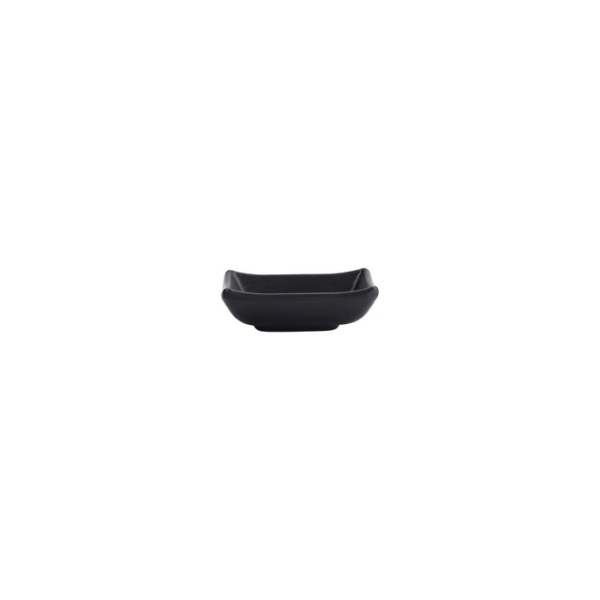Saucenschale Schwarz, Melamin, 9,2 × 6,9 × 3,1 cm, 50 ml, Art.-Nr. 8017