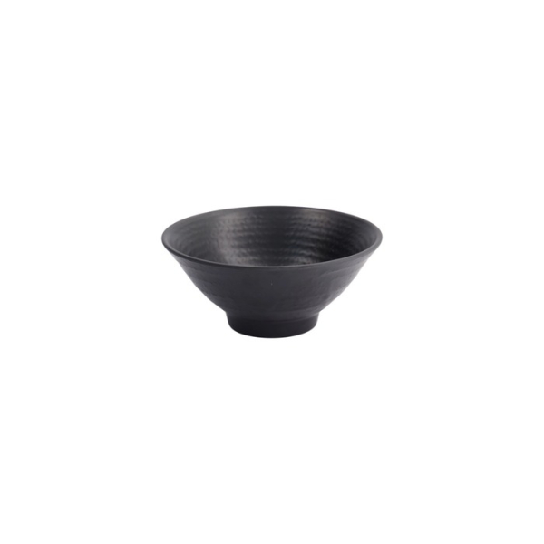 Reisschale Schwarz, Melamin, Ø 14,2 × 6,35 cm, 325 ml, Art.-Nr. 8024
