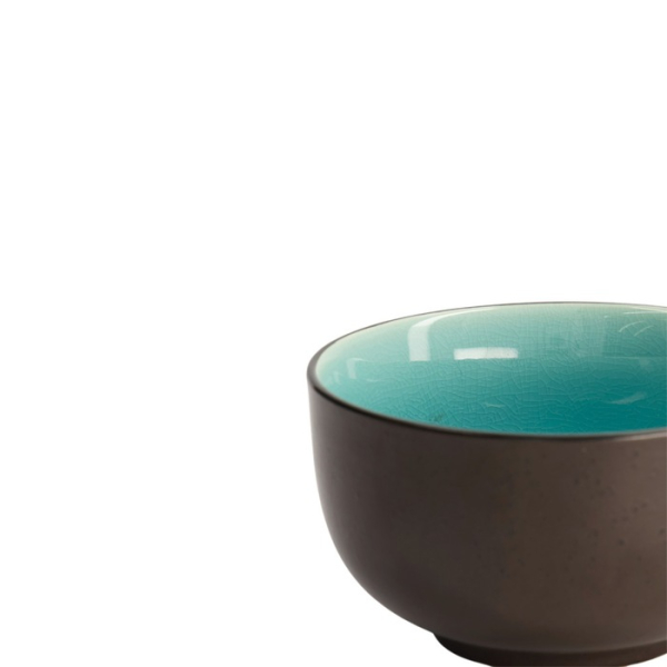 Schale Glassy Türkis, Ø 13 × 7,2 cm, 570 ml, Art.-Nr. 8170