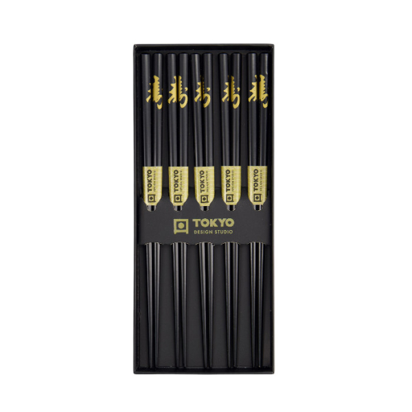 TDS, Chopstick Set, Kotobuki, 5 pair, Item No. 8217