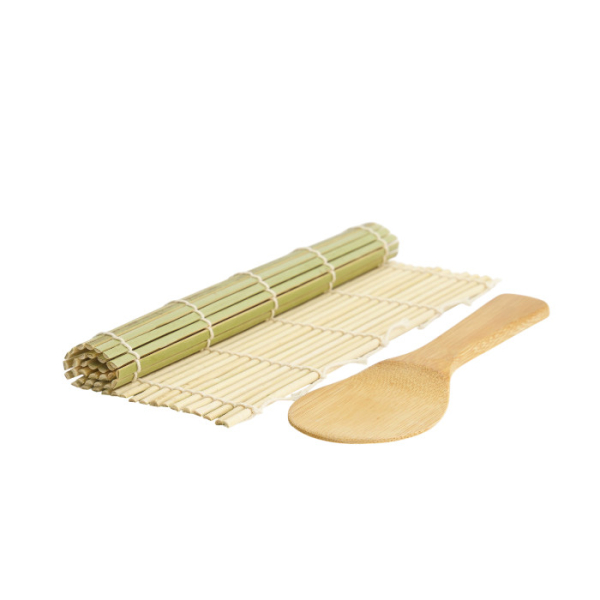 TDS, Sushi  Bambusmatte mit Reis-Spatel Shimoji, Kitchenware, 24 cm x 24 cm, Art.-Nr. 8318
