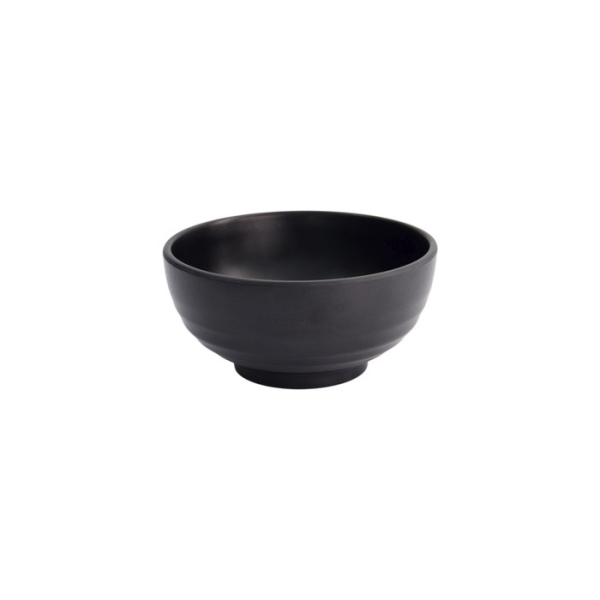 Reisschale Schwarz, Melamin, Ø 16 × 8 cm, 700 ml, Art.-Nr. 8555