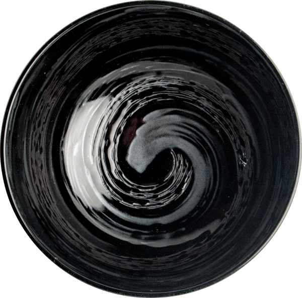 EDO Japan, Bowl Black Ø 21 cm | H 8.5 cm, Item No. 859218