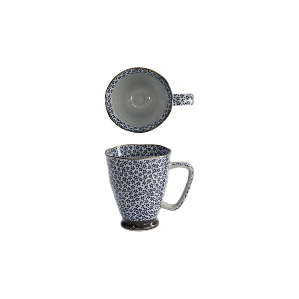 Tokyo Design Studio Mug Sakura Blue, Stoneware, Ø 9 × 11 cm, 400 ml