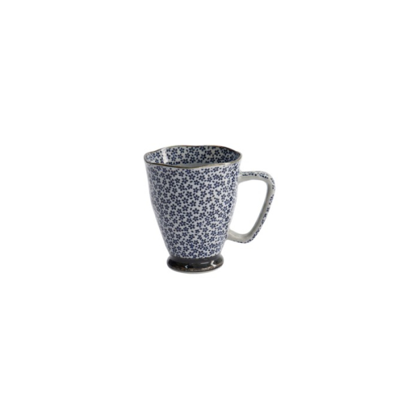 Mug Sakura Blue, Stoneware, Ø 9 × 11 cm, 400 ml, Item No. 8871