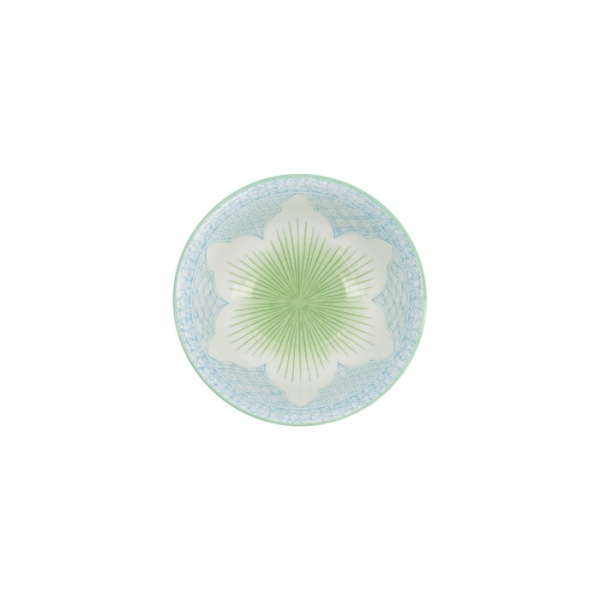 Rice Bowl Mixed Bowls Lily Flower Oriental HB Light Blue, Porcelain, Ø 14.8 × 6.8 cm, 550 ml, Item No. 8967