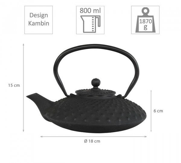 Kambin iron cast teapot at g-HoReCa (picture 2 of 7)