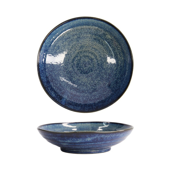 Tokyo Design Studio Pastateller Cobalt Blue, Porzellan, Ø 20,8 × 5,2 cm